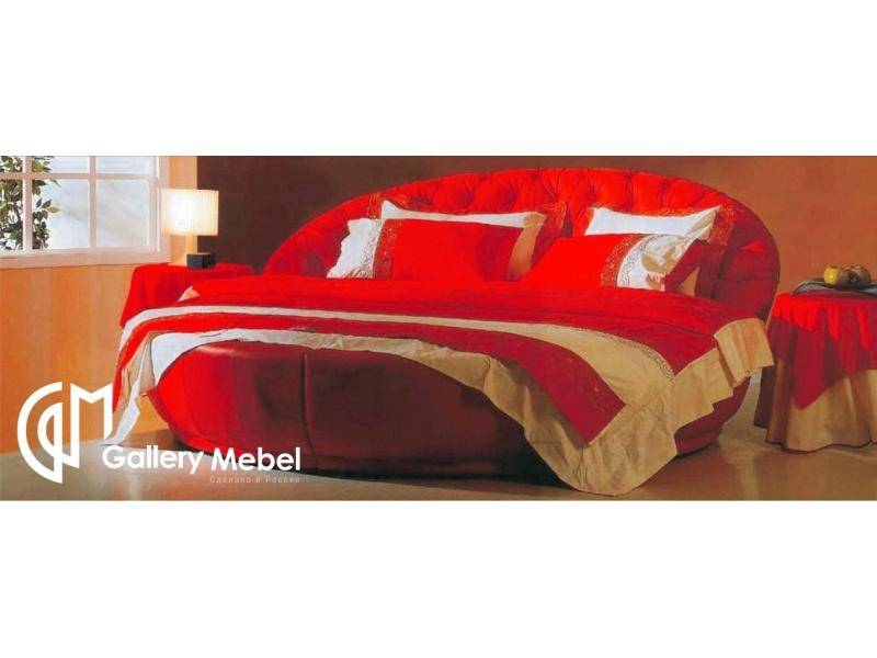 красная кровать letto rotondo 05 в Нижнекамске