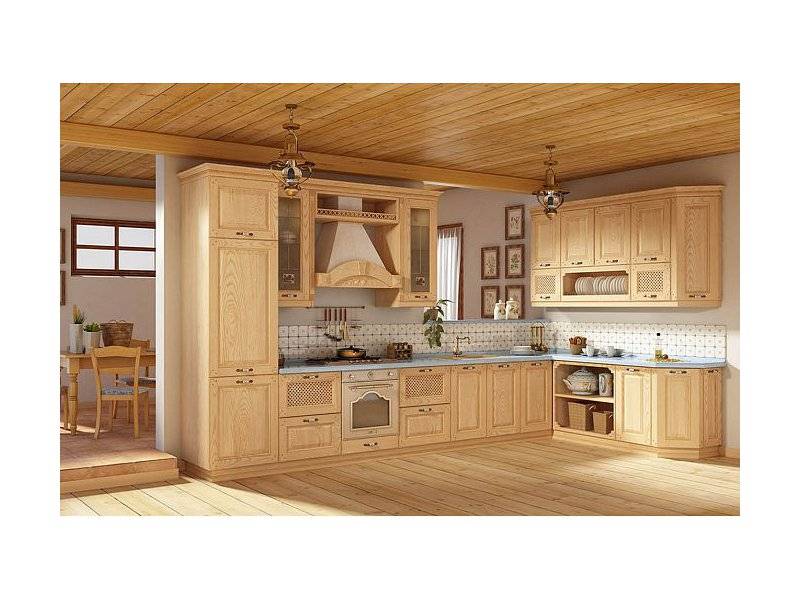 современная деревянная кухня бридда в Нижнекамске