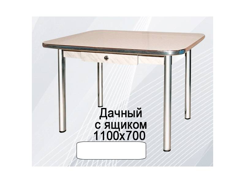 стол обеденный дачный с ящиком в Нижнекамске