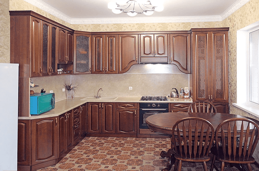 кухня фантазия угловая орех в Нижнекамске