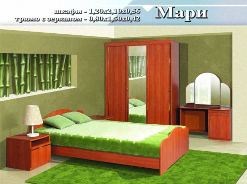спальный гарнитур «мари» в Нижнекамске