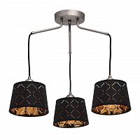 подвесная люстра mw-light лацио 8 103012003 черная в Нижнекамске