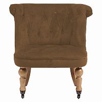 кресло amelie french country chair коричневое в Нижнекамске