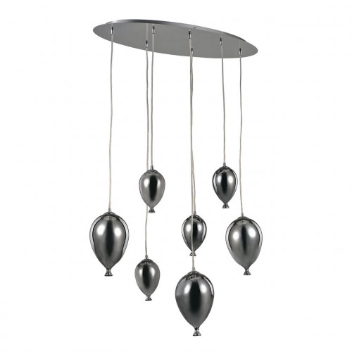 подвесная люстра ideal lux clown sp7 cromo в Нижнекамске