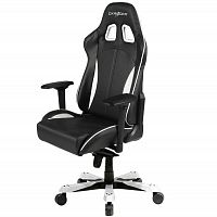 кресло геймерское dxracer king ks57 черно-белое в Нижнекамске