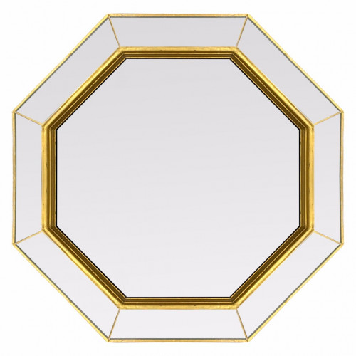 зеркало золотое венецианское восьмиугольное espresso gold в Нижнекамске