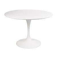 стол eero saarinen style tulip table mdf d100 глянцевый белый в Нижнекамске