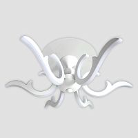 потолочная светодиодная люстра ambrella light orbital classic fk77/6 wh 200w d720 в Нижнекамске