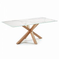 стол arya 180x100 натуральный, фарфор kalos blanc c430k05 от la forma (ex julia grup) в Нижнекамске