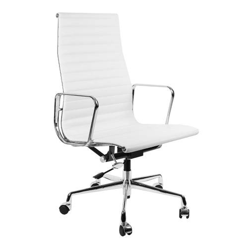 кресло eames style белая кожа в Нижнекамске