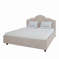 кровать двуспальная 160х200 коричнево-серая palace в Нижнекамске