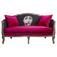 диван «комплимент руж» fornasetti прямой красный с черным в Нижнекамске