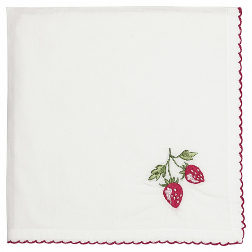 салфетка strawberry red w/embroidery в Нижнекамске