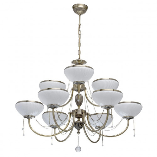 подвесная люстра mw-light фелиция 347019309 белая в Нижнекамске