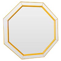 зеркало венецианское восьмиугольное желтое yellow octagon в Нижнекамске
