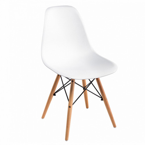стул деревянный eames pc-015 white в Нижнекамске