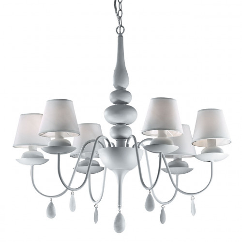 подвесная люстра ideal lux blanche sp6 bianco в Нижнекамске