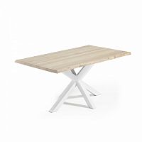 стол arya 220x100 белый, отбеленный дуб cc0014m33 от la forma (ex julia grup) в Нижнекамске