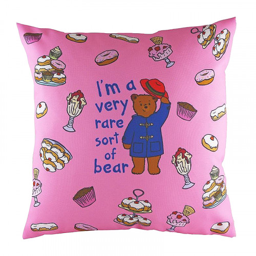 подушка с принтом paddington bear pink в Нижнекамске