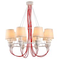 подвесная люстра arte lamp sergio a3325lm-8wh в Нижнекамске