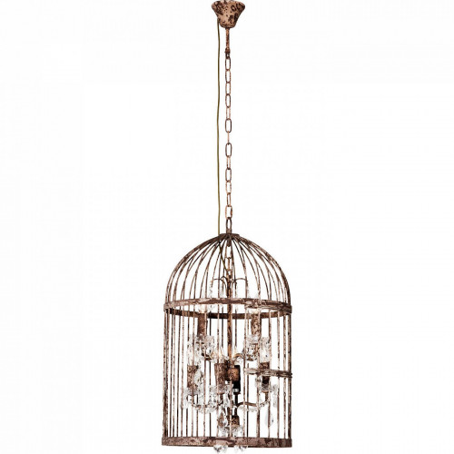 подвесной светильник cage chandelier коричневый в Нижнекамске