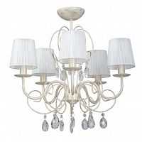 потолочная люстра vitaluce v1186/5pl белая в Нижнекамске