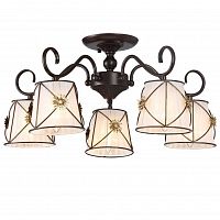 потолочная люстра arte lamp 72 a5495pl-5br в Нижнекамске