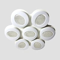 потолочный светодиодный светильник ambrella light orbital crystal sand fs1587/7 364w d880*800 в Нижнекамске