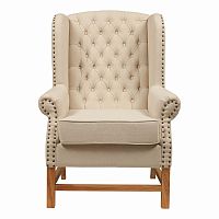 кресло мягкое с ушами french provincial armchair бежевое в Нижнекамске