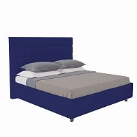 кровать двуспальная 160х200 синяя shining modern в Нижнекамске