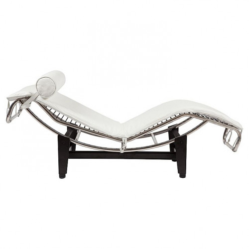 шезлонг chaise longue lc4 белый в Нижнекамске