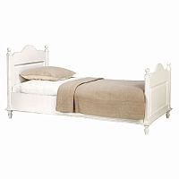 кровать полутораспальная 120х190 белая нордик в Нижнекамске