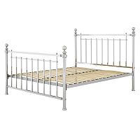кованая двуспальная кровать 180х200 хром blair в Нижнекамске
