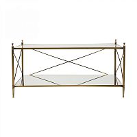 стол кофейный cross bar прозрачный в Нижнекамске