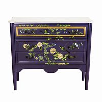 комод с росписью из цветов florentina фиолетовый в Нижнекамске