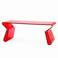 стол кофейный acrylic красный красный в Нижнекамске