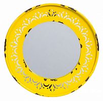 зеркало круглое металлическое желтое fiesta yellow в Нижнекамске