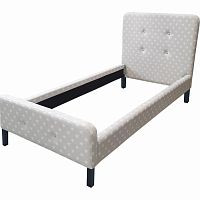 кровать button tufted flannelette 90х200 в Нижнекамске