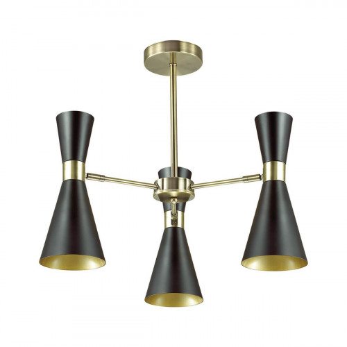 потолочная люстра lumion quinn 3662/3c черная в Нижнекамске