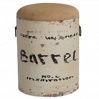 столик-табурет barrel white бежевый в Нижнекамске