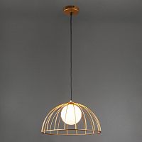 подвесной светильник eurosvet sunny 50140/1 золотой в Нижнекамске
