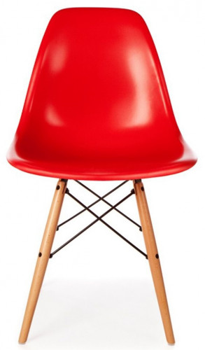 стул классический dsw красный (eames style) в Нижнекамске