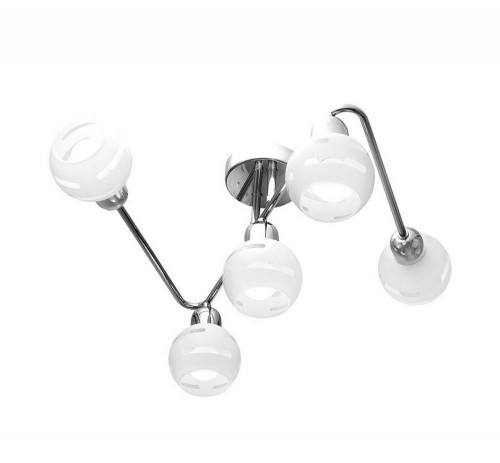 потолочная люстра idlamp agostina 361/5a-whitechrome в Нижнекамске