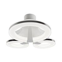потолочный светодиодный светильник idlamp jenevra 397/3pf-ledwhitechrome в Нижнекамске