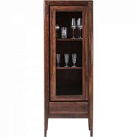шкаф-витрина brooklyn walnut коричневый 65x40 в Нижнекамске