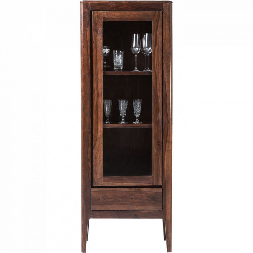 шкаф-витрина brooklyn walnut коричневый 65x40 в Нижнекамске