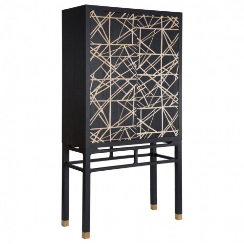 комод hf16121 черный в Нижнекамске