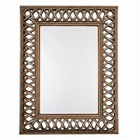 зеркало прямоугольное настенное латунь cross stitch framed в Нижнекамске