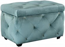 сундук leset classic-е64 велюр yd-25b бирюзовый/ножки пластик в Нижнекамске