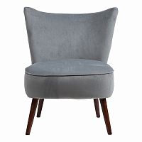кресло vermont chair серо-синий велюр р в Нижнекамске